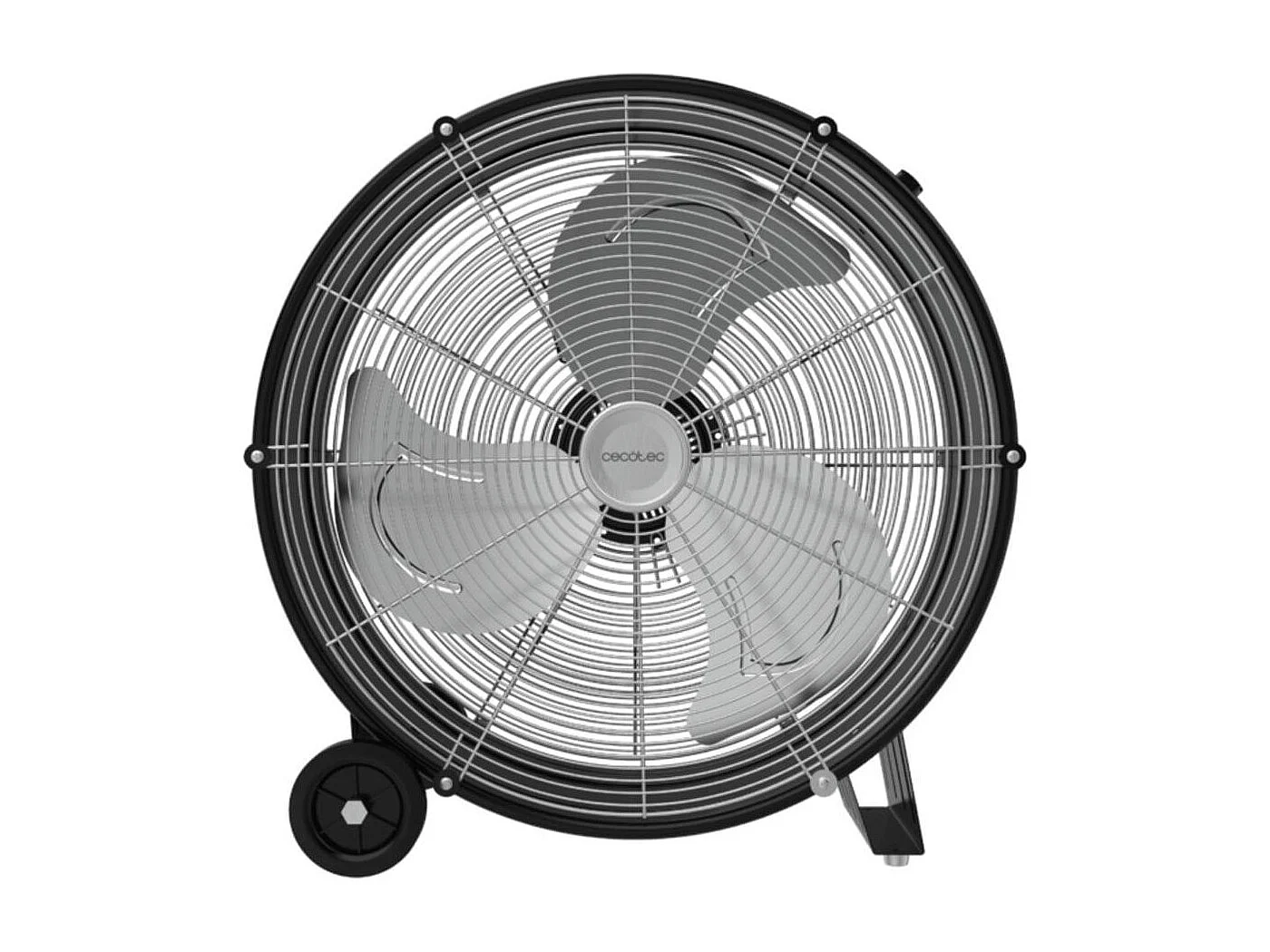 Ventilador de suelo industrial Cecotec ProIndustry 2000 120W 3 velocidades 3 aspas negro Ø50 cm