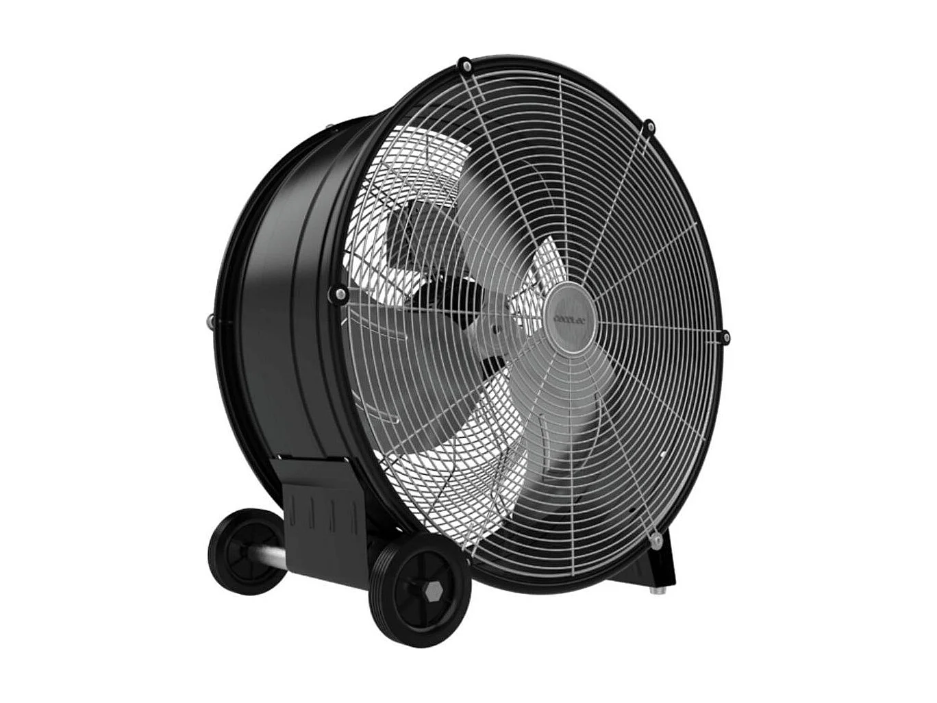 Ventilador de suelo industrial Cecotec ProIndustry 2000 120W 3 velocidades 3 aspas negro Ø50 cm
