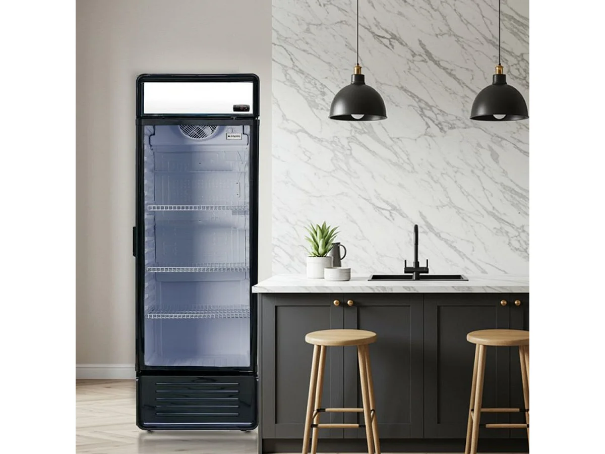 Frigorífico Aspes ARH185601D cíclico 295L D negro 185 cm