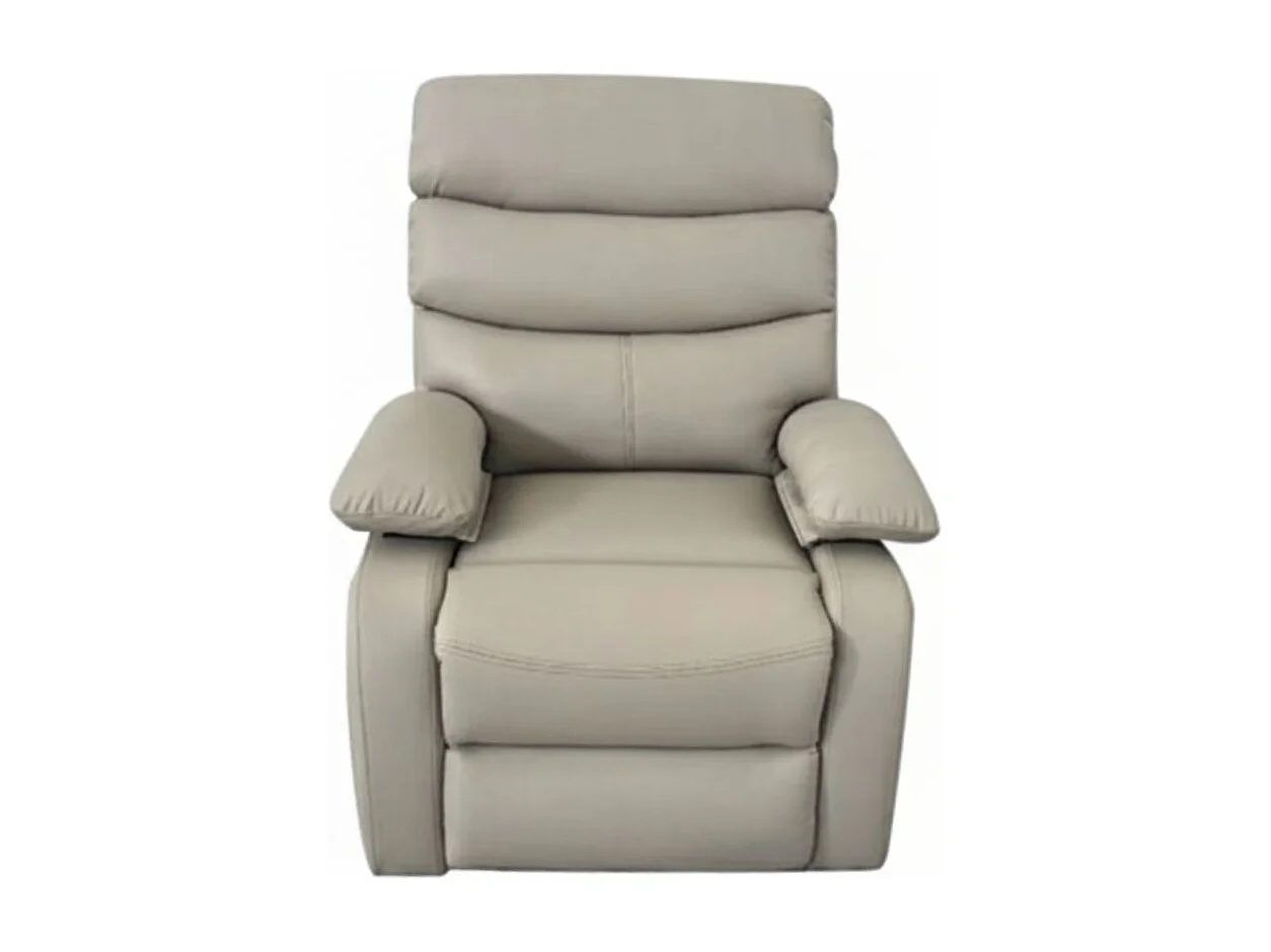 Sillón relax Phoenix reclinable beige 102x97x95 cm