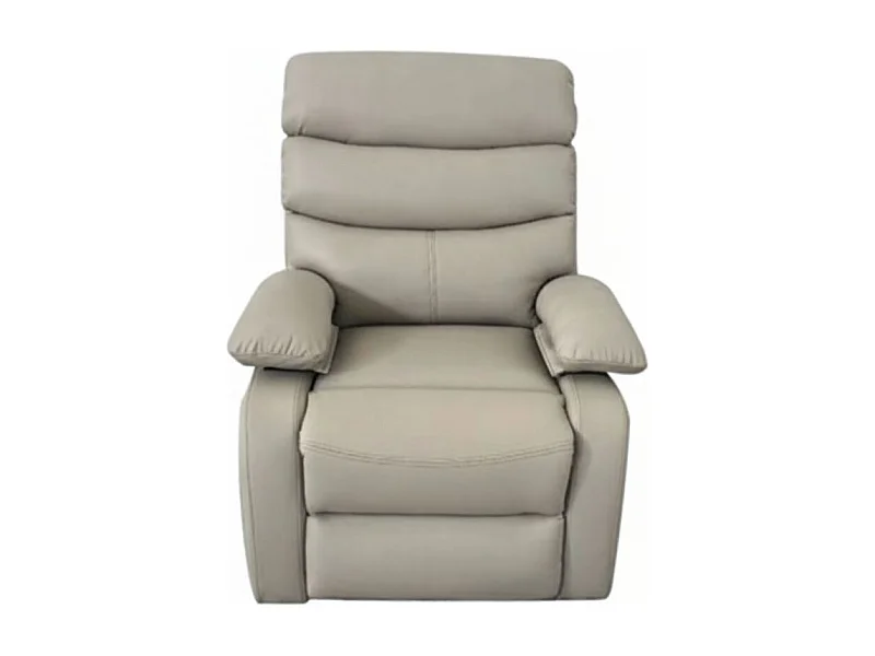 Sillón relax Phoenix reclinable beige 102x97x95 cm