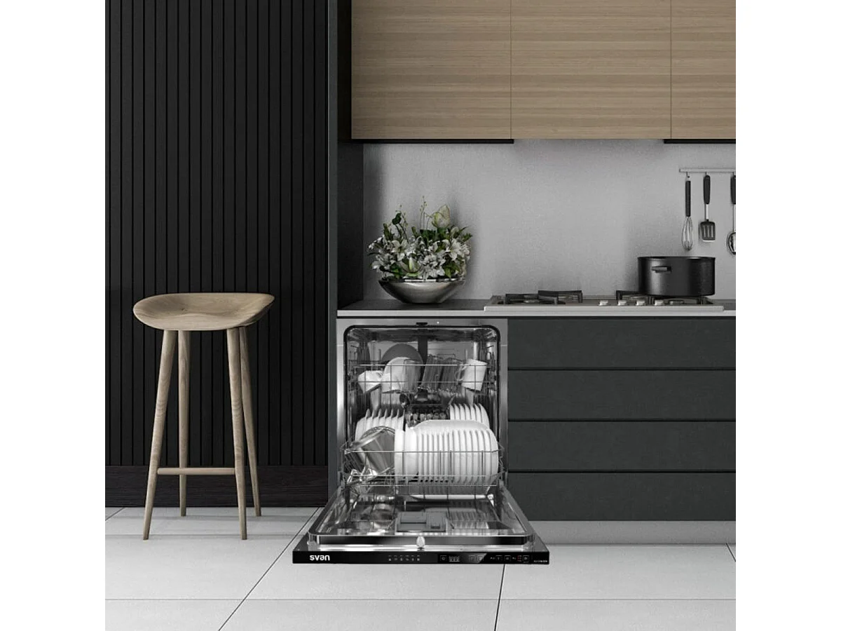 Lavavajillas integrable Svan SJI13600E 14 servicios 6 programas inox 59,8 cm