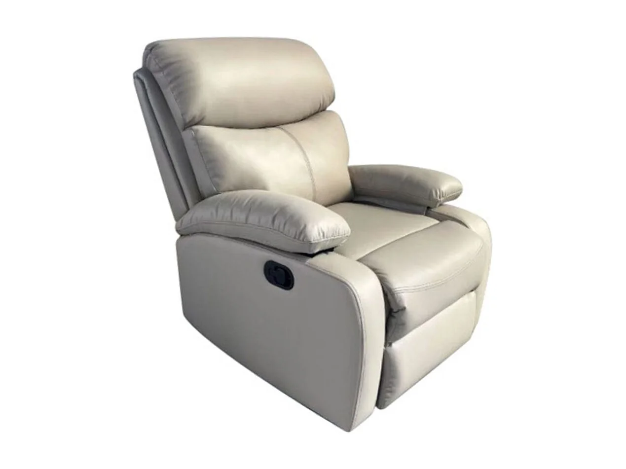 Sillón relax Dover reclinable beige 100x95x98 cm