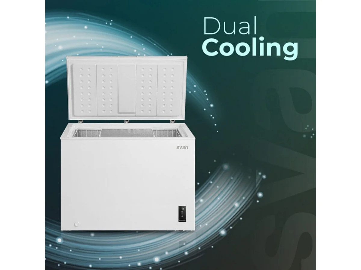 Congelador horizontal Svan SCH3002EDC cíclico 290L E blanco 111,5 cm