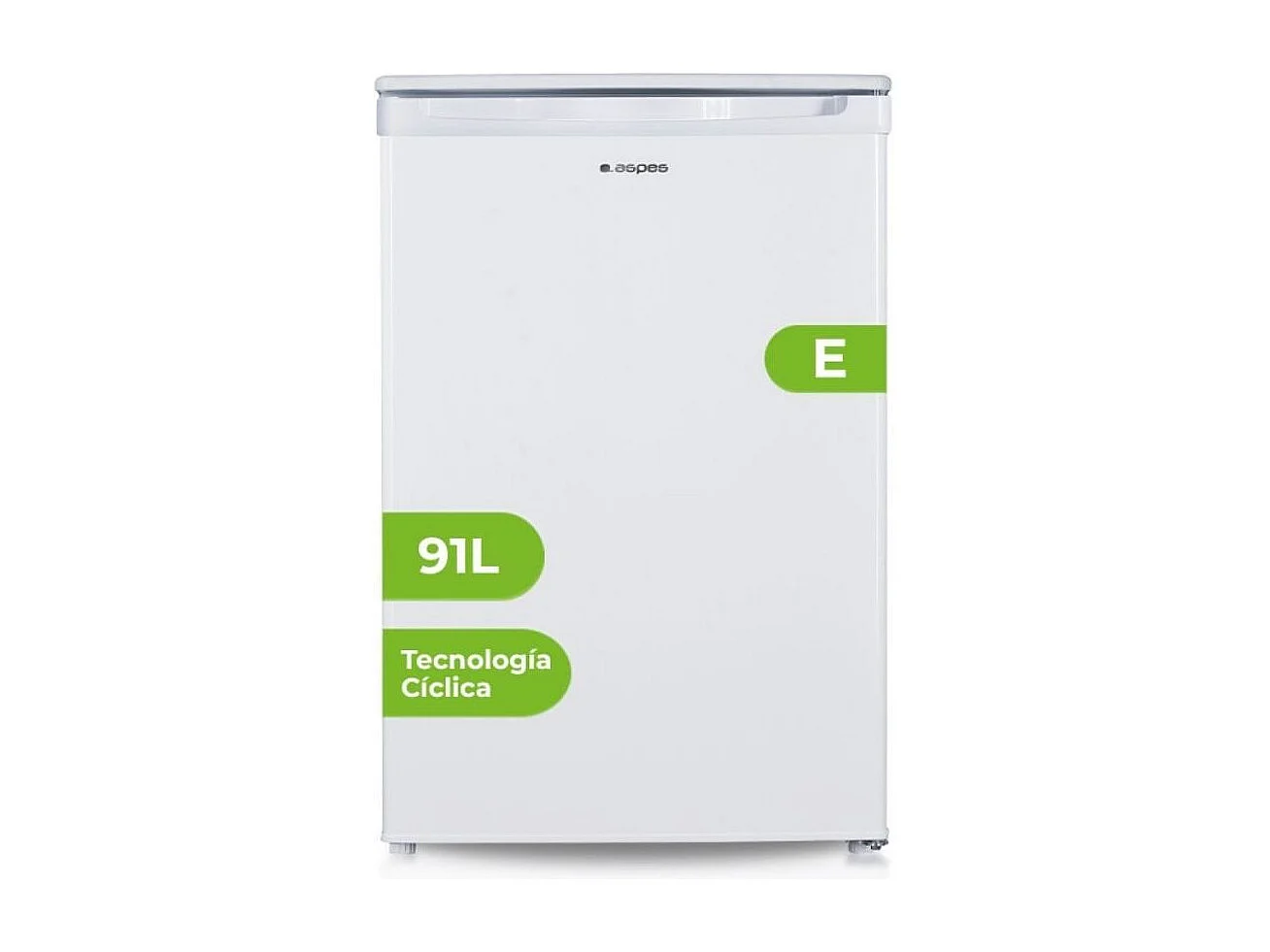 Congelador vertical Aspes ACV855501E cíclico 91L E blanco 55 cm