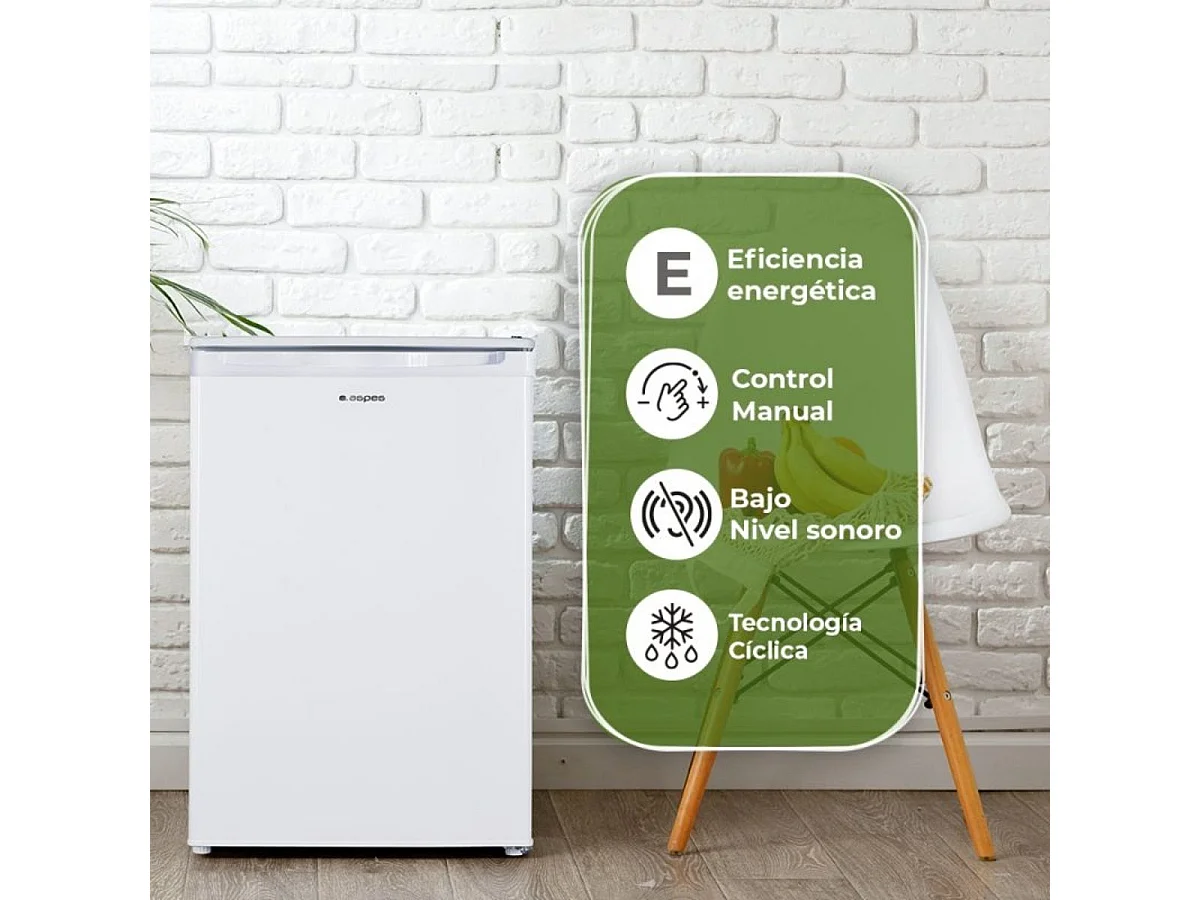 Congelador vertical Aspes ACV855501E cíclico 91L E blanco 55 cm