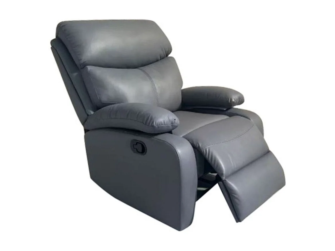 Sillón relax Dover reclinable gris 100x95x98 cm