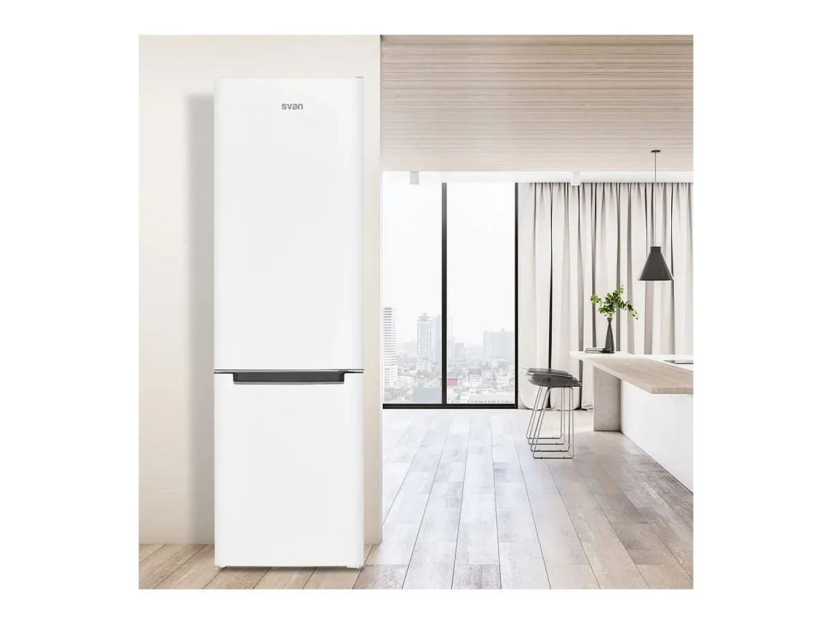 Frigorífico combi Svan SC185502E cíclico 262L E blanco 180 cm