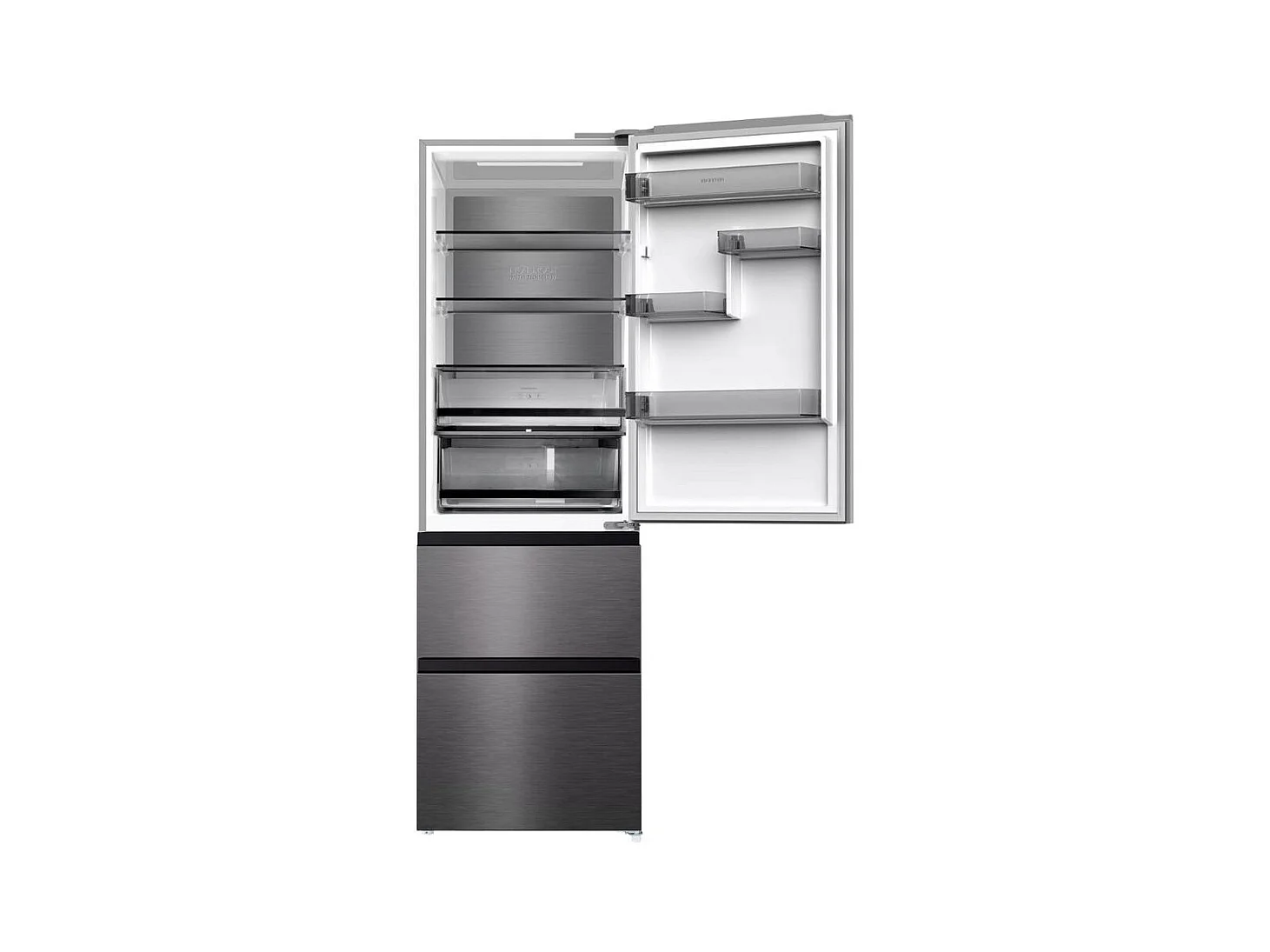 Frigorífico combi francés Infiniton FRD-401T91DEV Total No Frost 401L E inox 190,9 cm