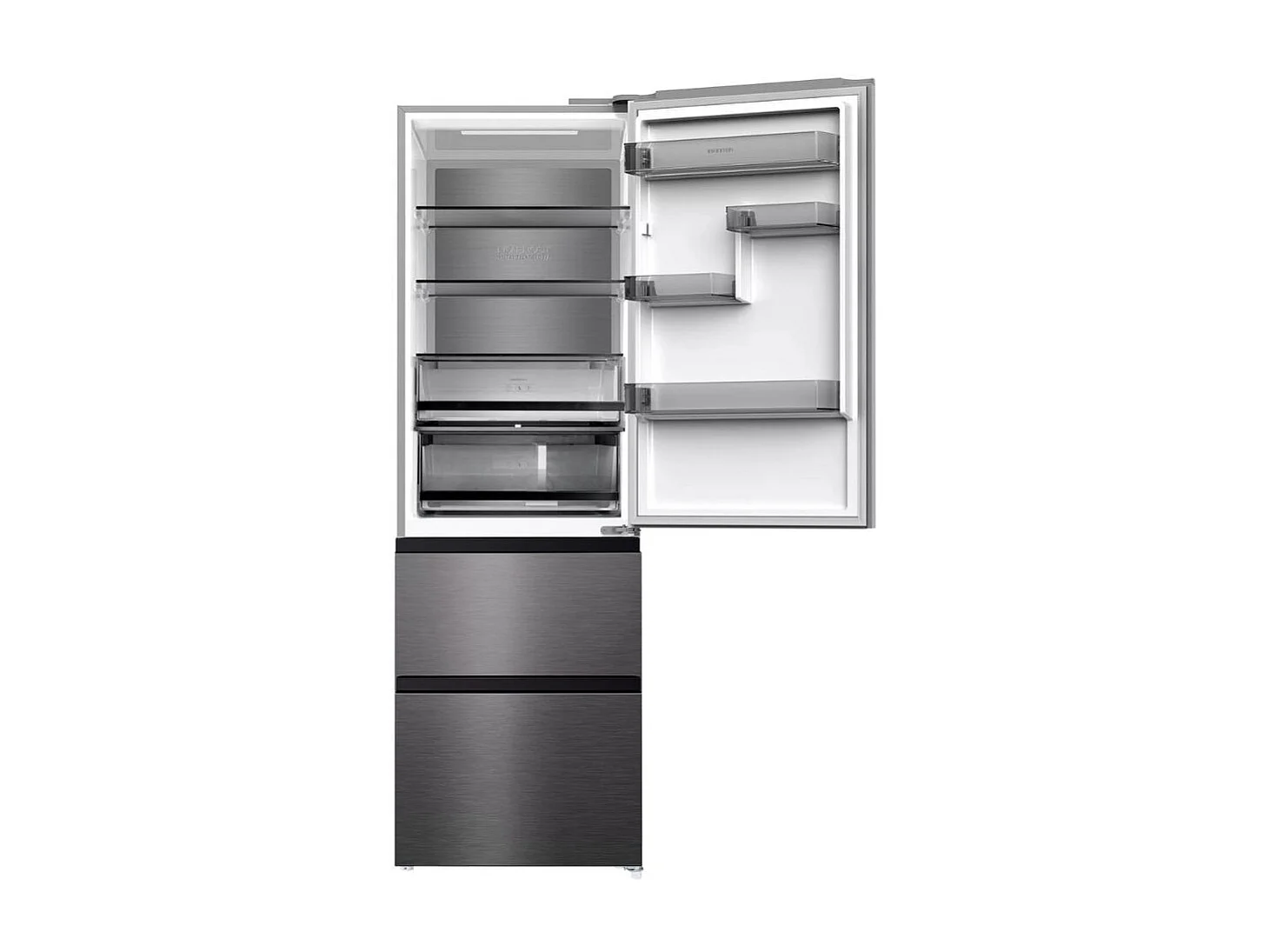 Frigorífico combi francés Infiniton FRD-401T91DEV Total No Frost 401L E inox 190,9 cm