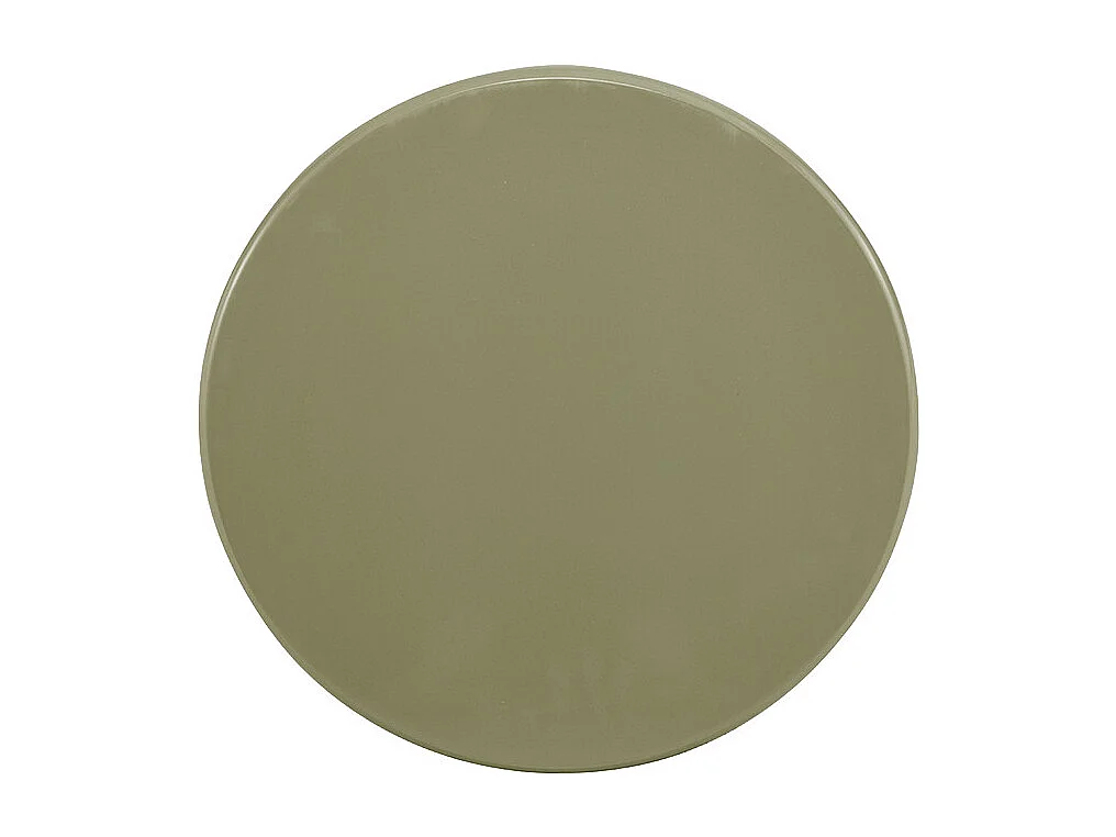 Paloma - Table d'appoint ronde en bois laqué ø50cm - Vert