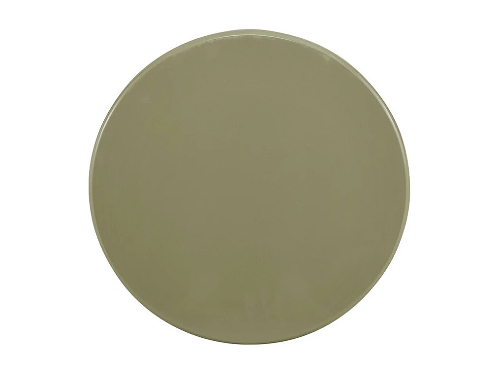 Paloma - Table d'appoint ronde en bois laqué ø50cm - Vert