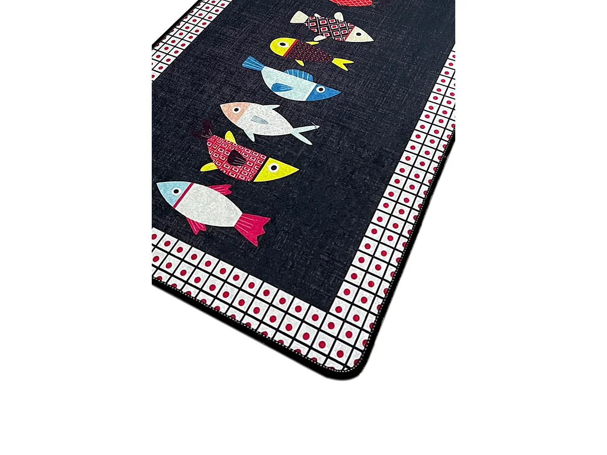Alfombra de baño Swing of Fish Djt (80 x 100) multicolor
