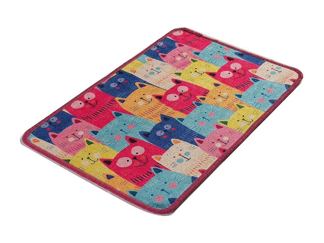 Alfombra de baño Meow DJT  multicolor