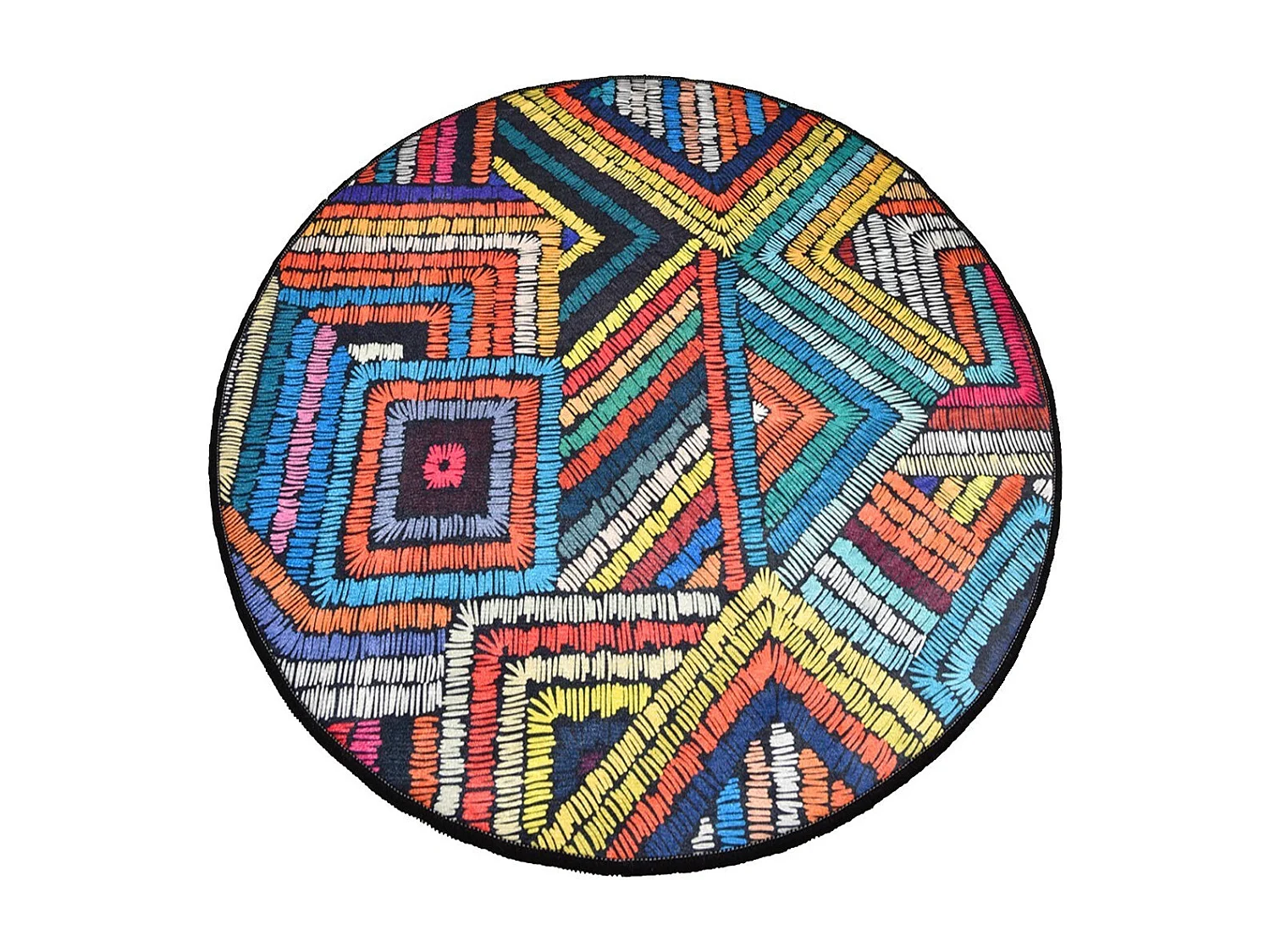 Alfombra de baño Maglie DJT (100 cm) multicolor