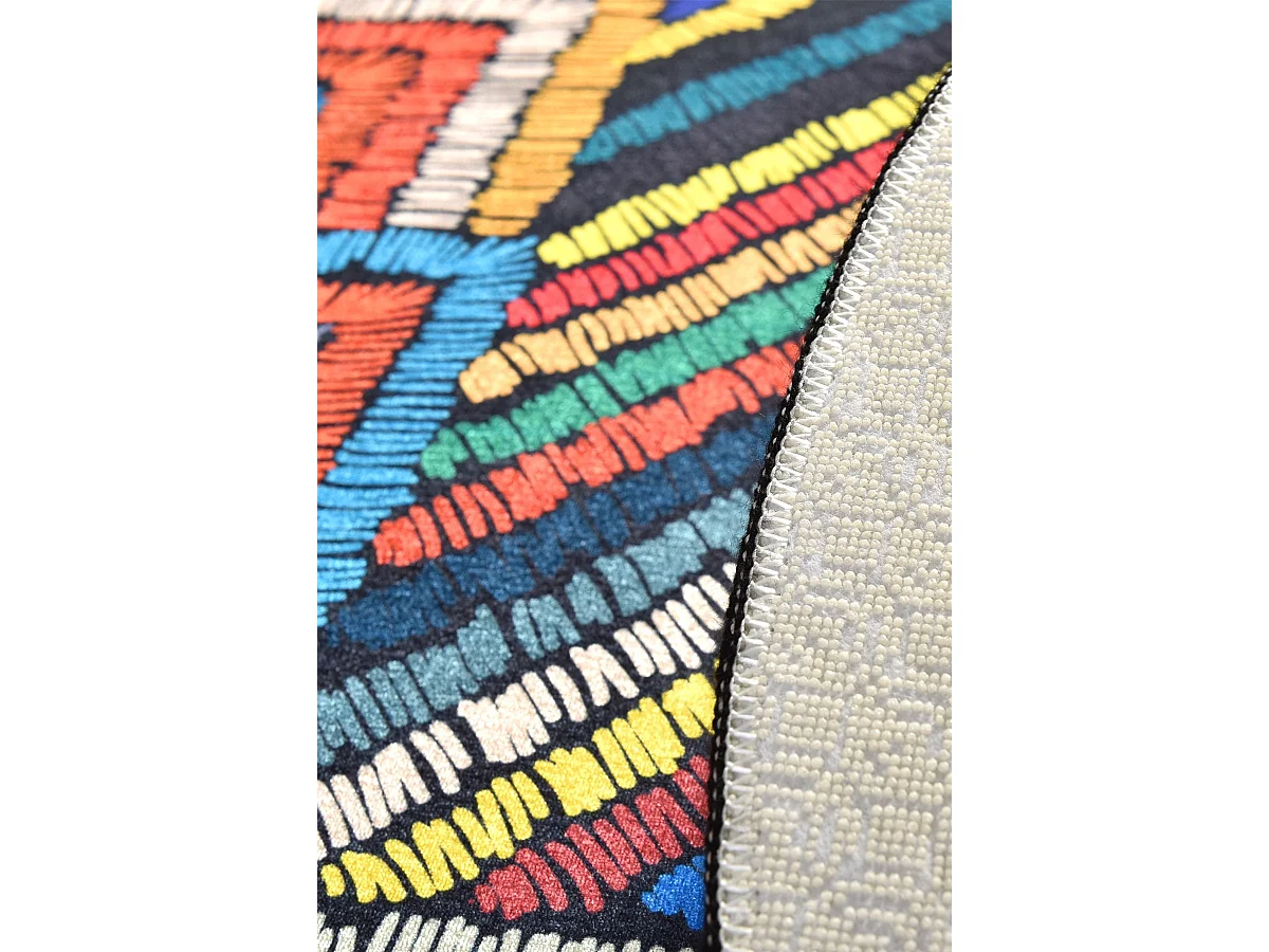 Alfombra de baño Maglie DJT (100 cm) multicolor