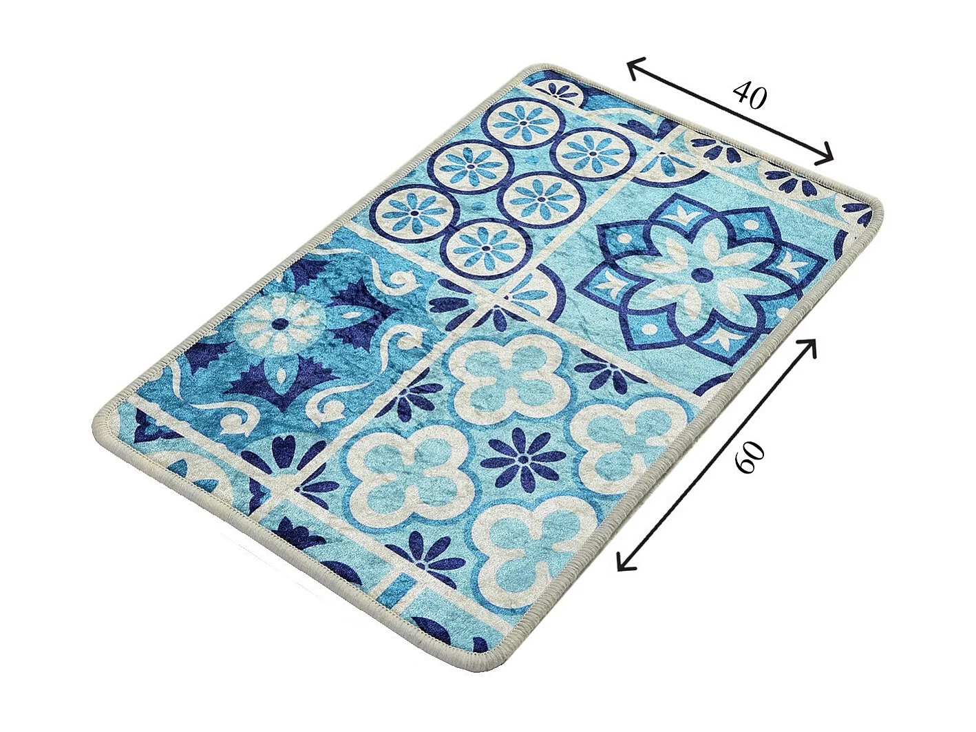 Alfombra de baño Seramik (40 x 60) multicolor