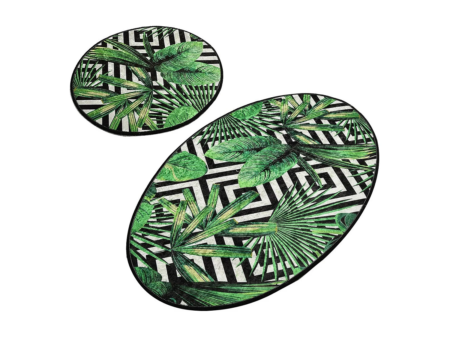 Alfombra de baño Set (2 piezas) Tropic DJT multicolor