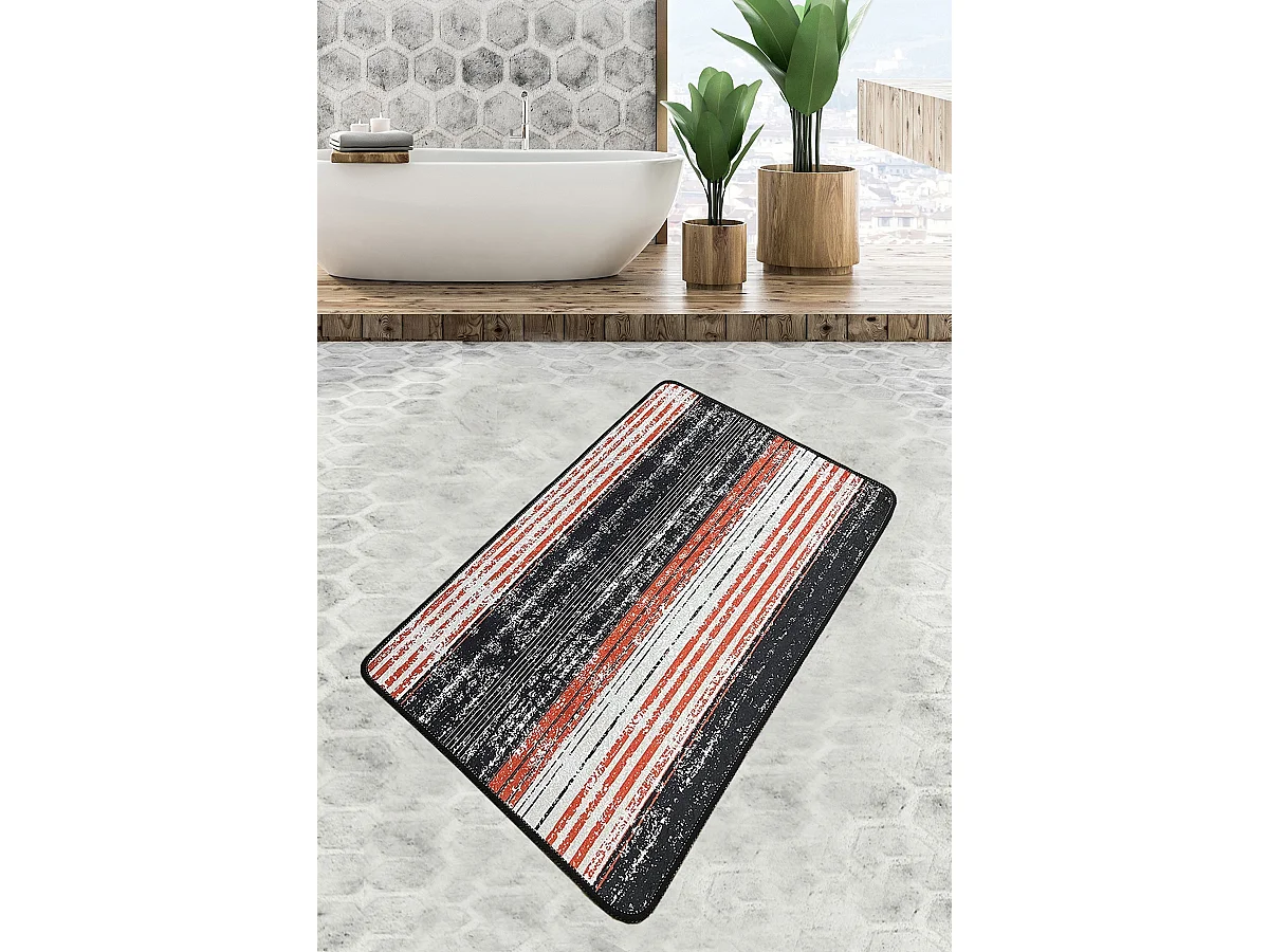 Alfombra de baño Flang multicolor