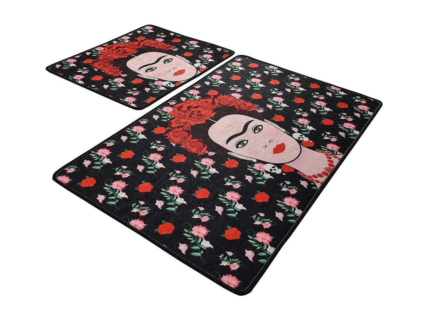 Alfombra de baño Set (2 piezas) Frida  multicolor
