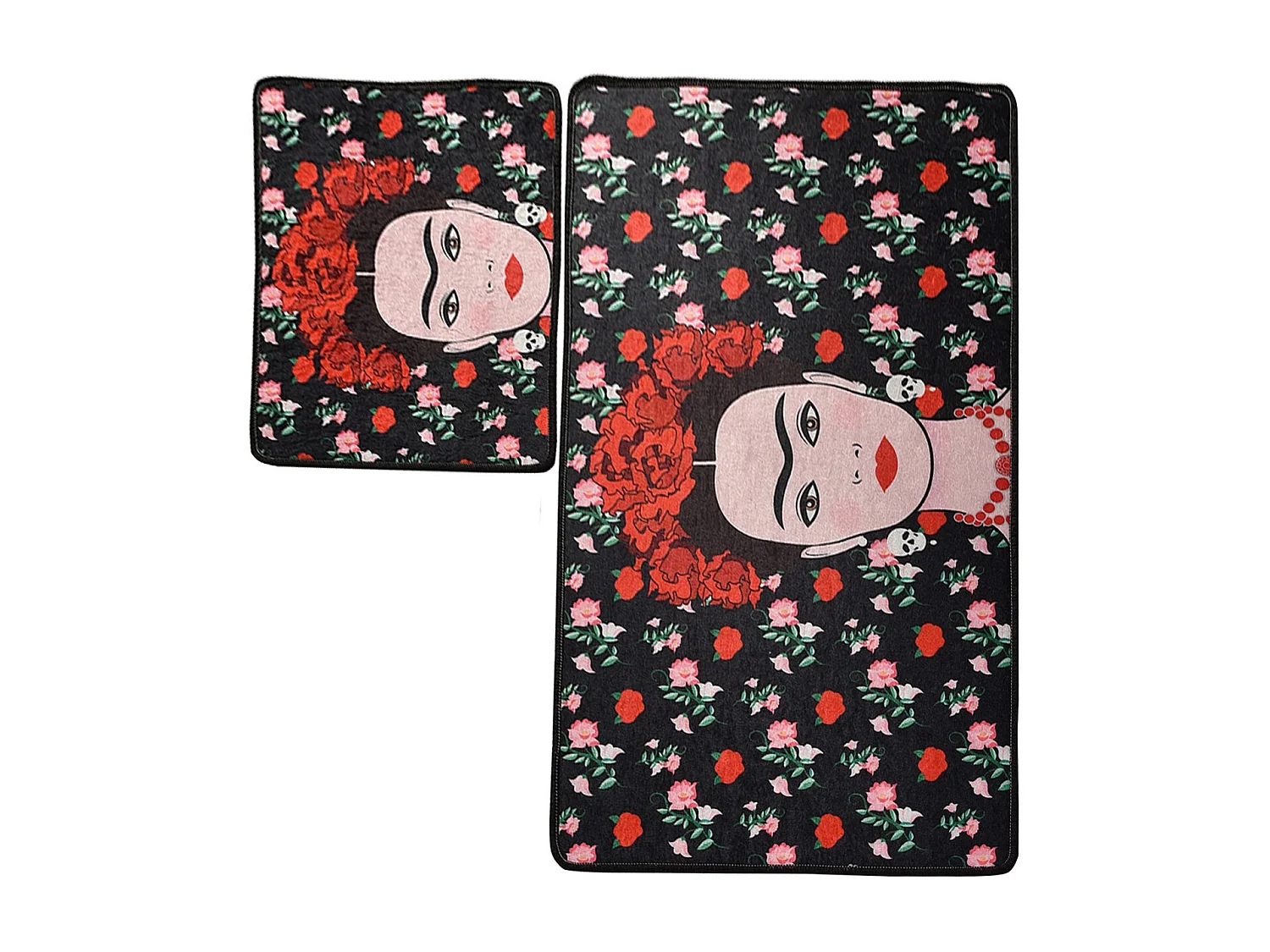 Alfombra de baño Set (2 piezas) Frida  multicolor