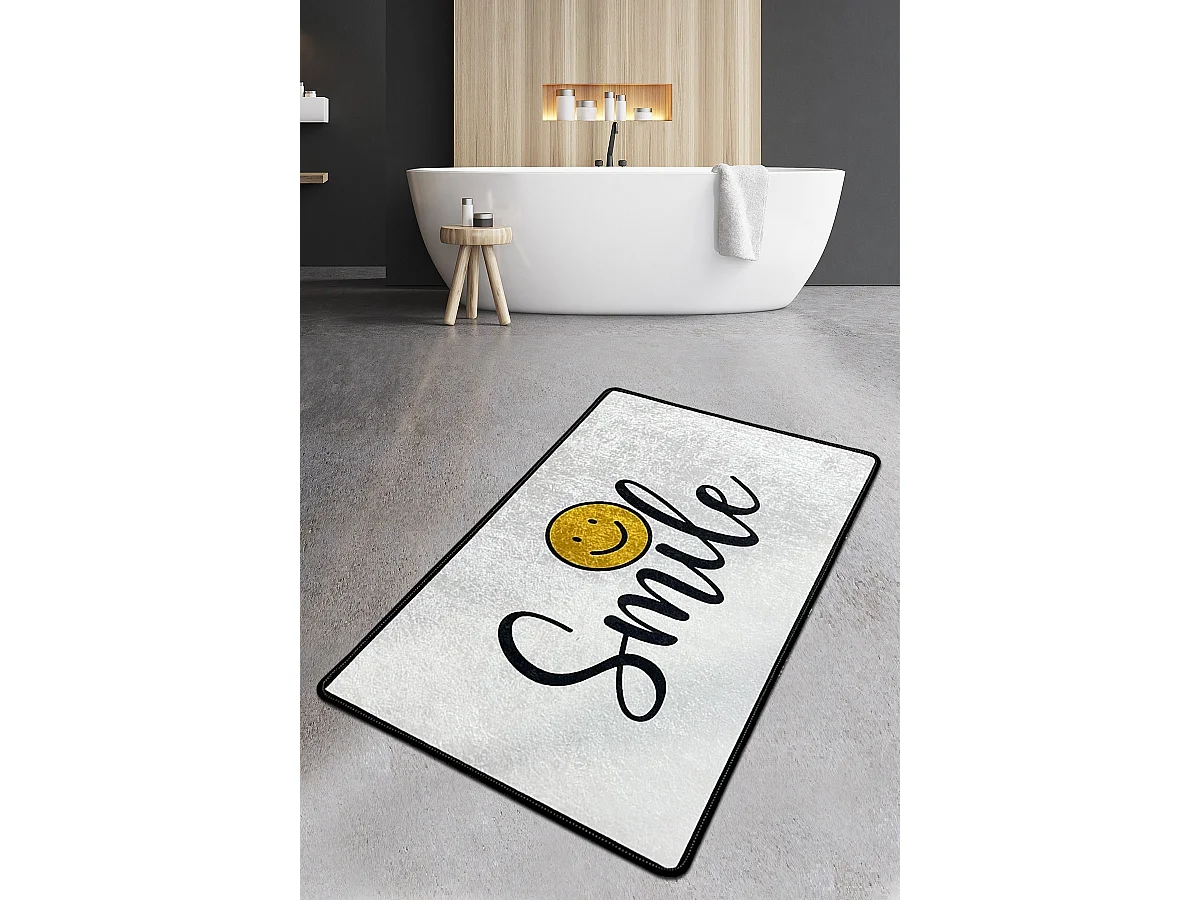 Alfombra de baño Smile Djt (70 x 120) multicolor