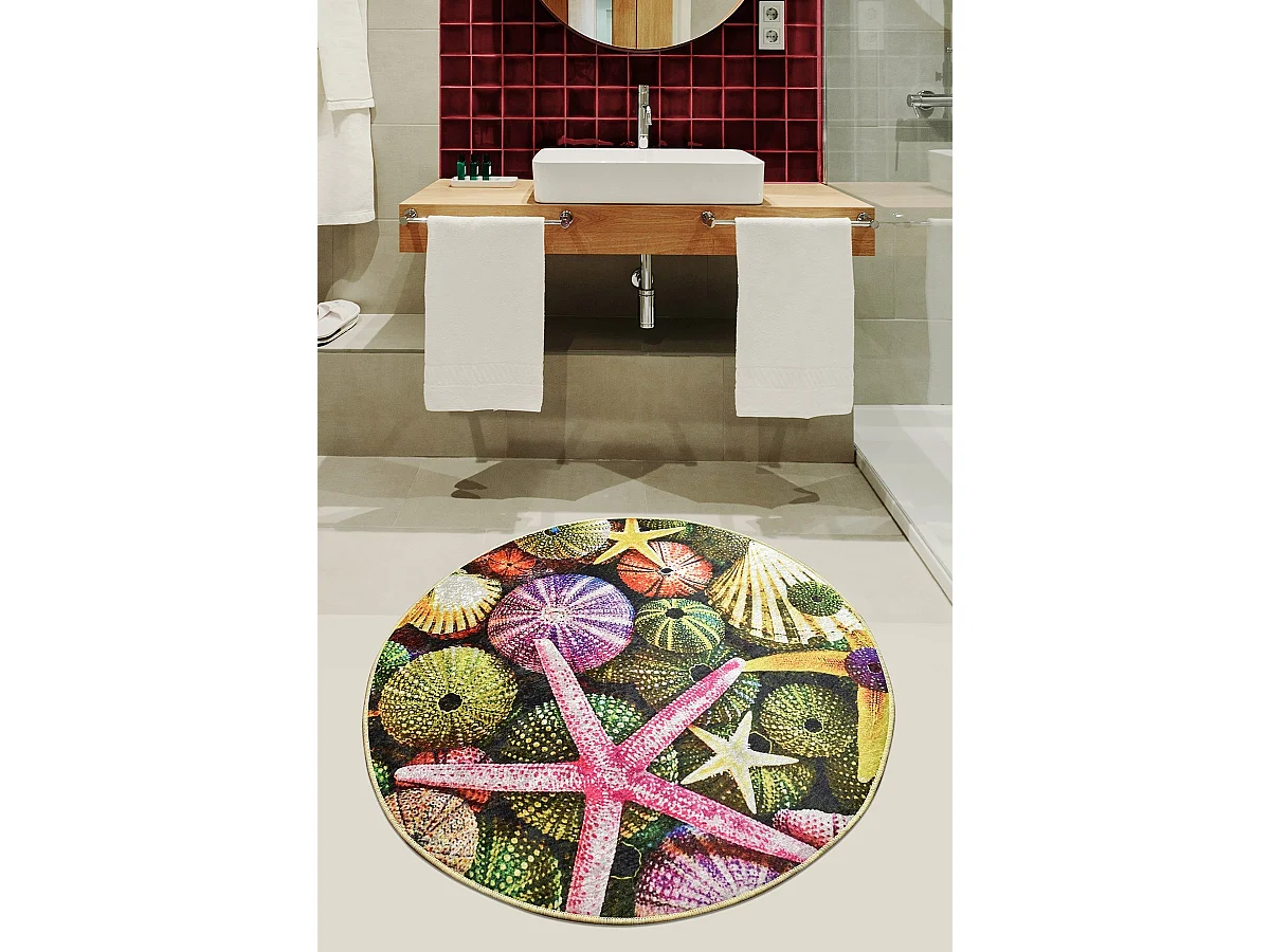 Alfombra de baño Estrella 140 multicolor