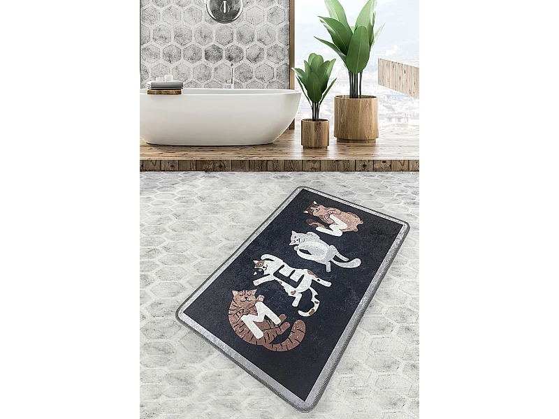 Alfombra de baño Meocon  multicolor