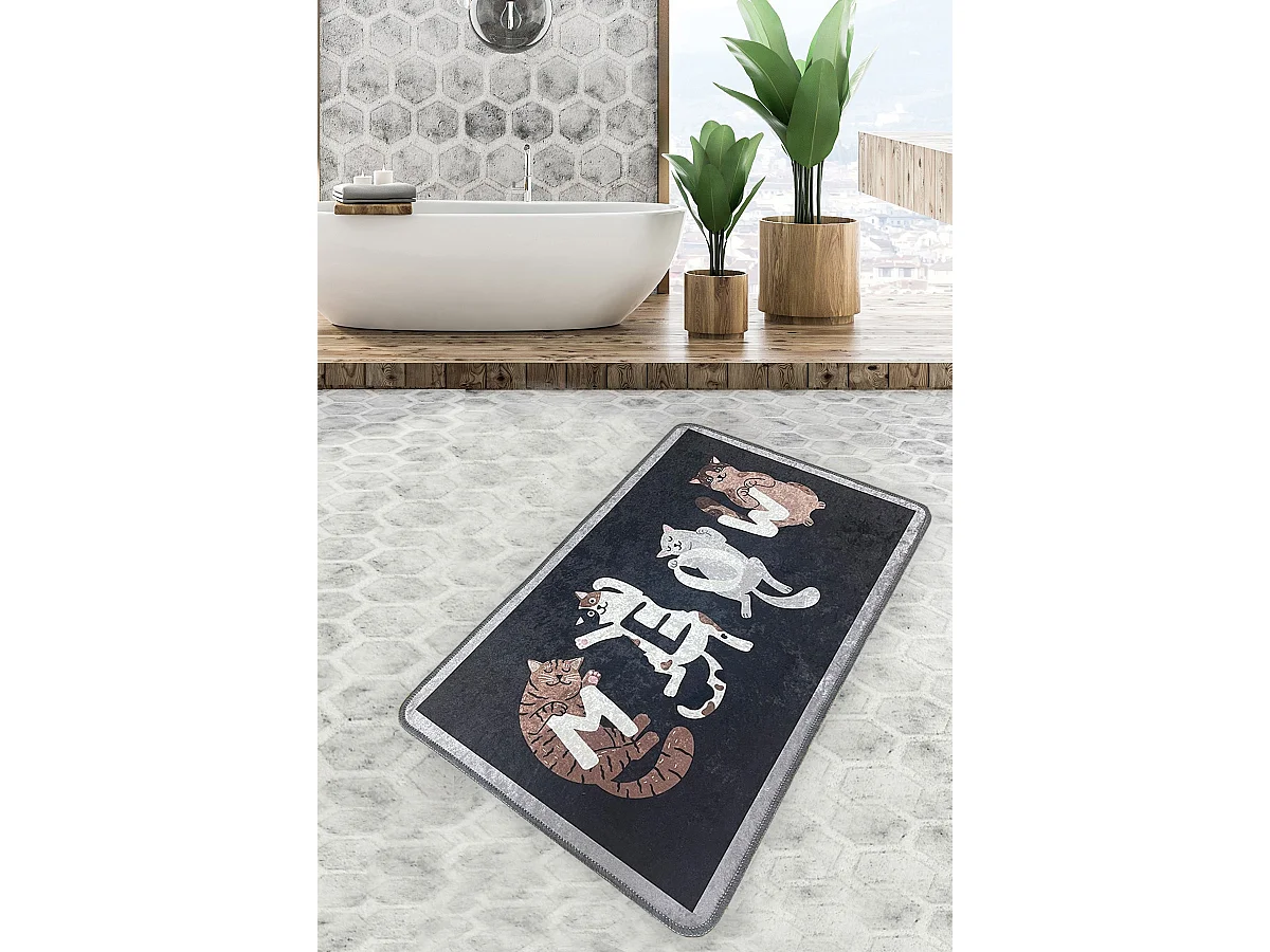 Alfombra de baño Meocon  multicolor