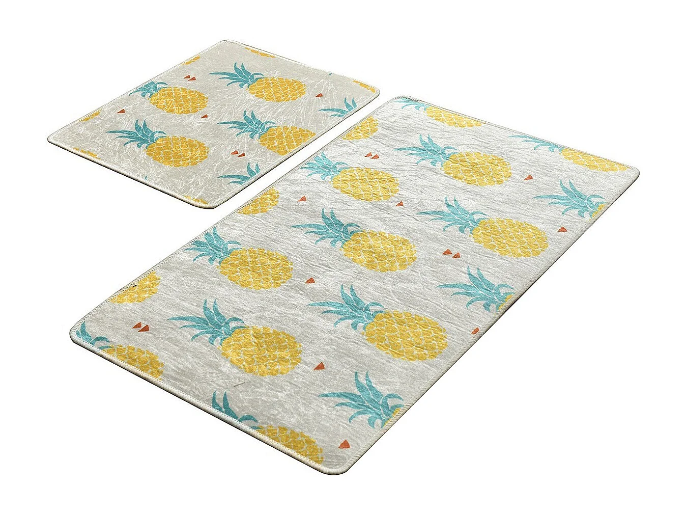 Alfombra de baño Set (2 piezas) Ananas DJT multicolor