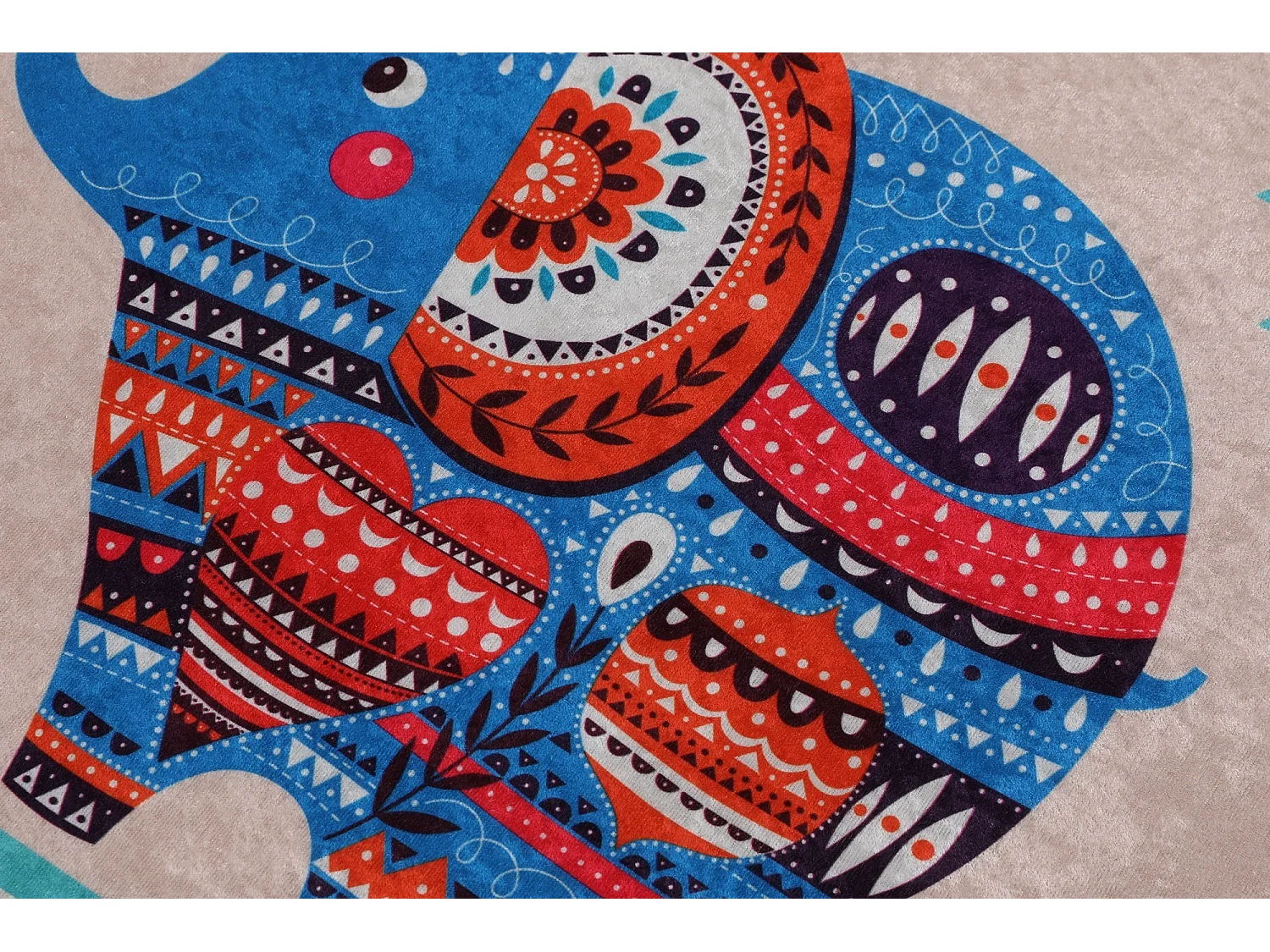 Alfombra de baño Set (3 piezas) Etnic multicolor