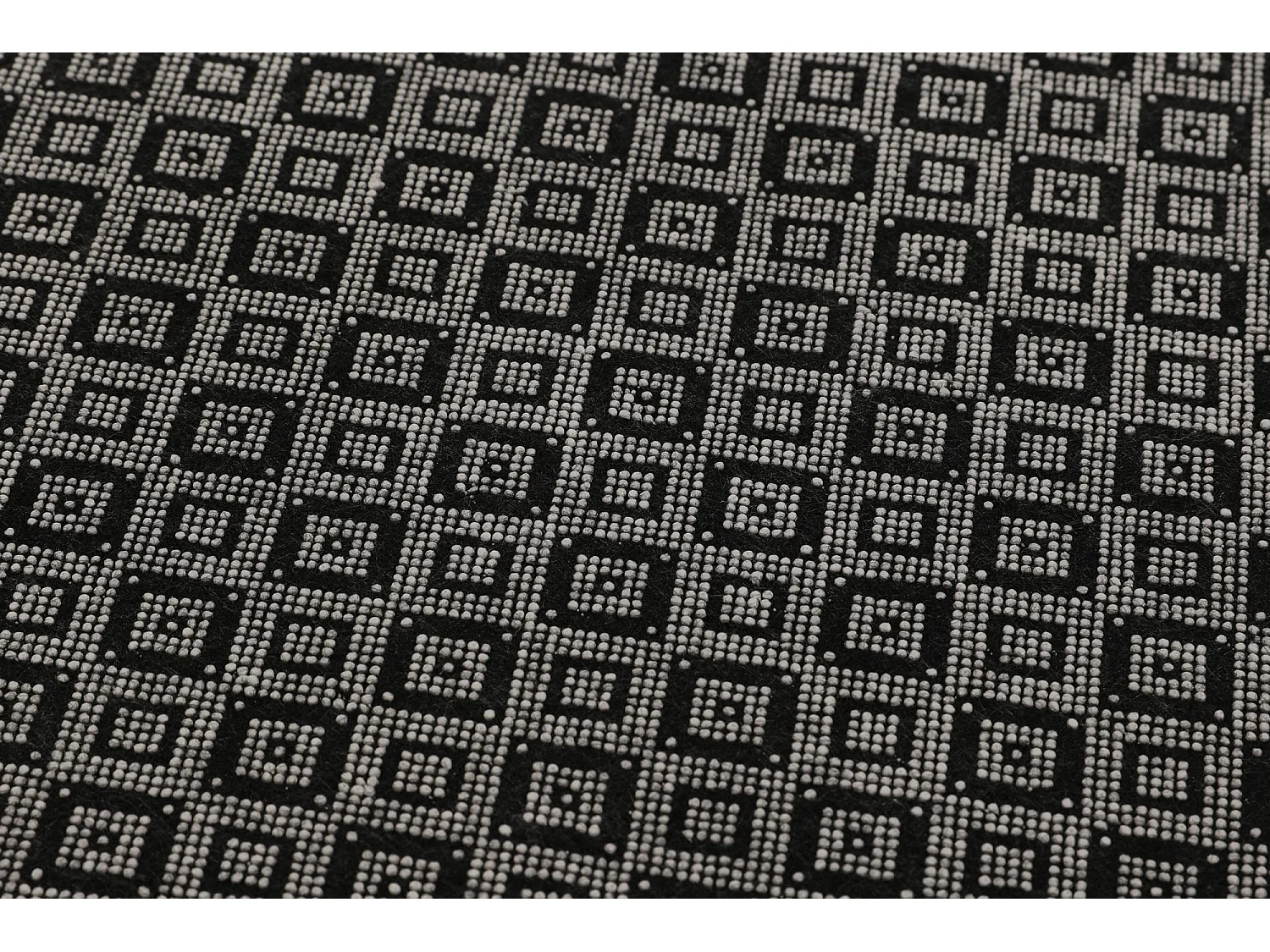 Alfombra de baño Straordinario Black Circle Djt 80 antracita negro blanco