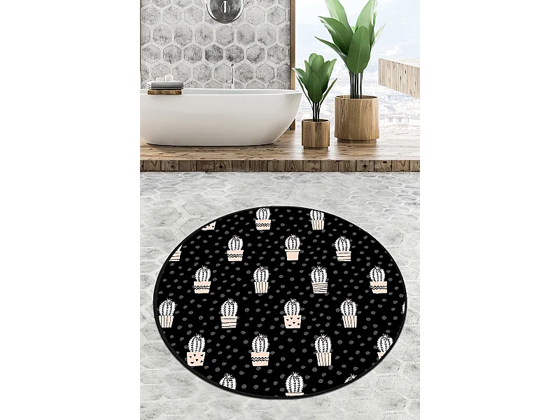 Alfombra de baño Temperature Circle Djt 120 multicolor