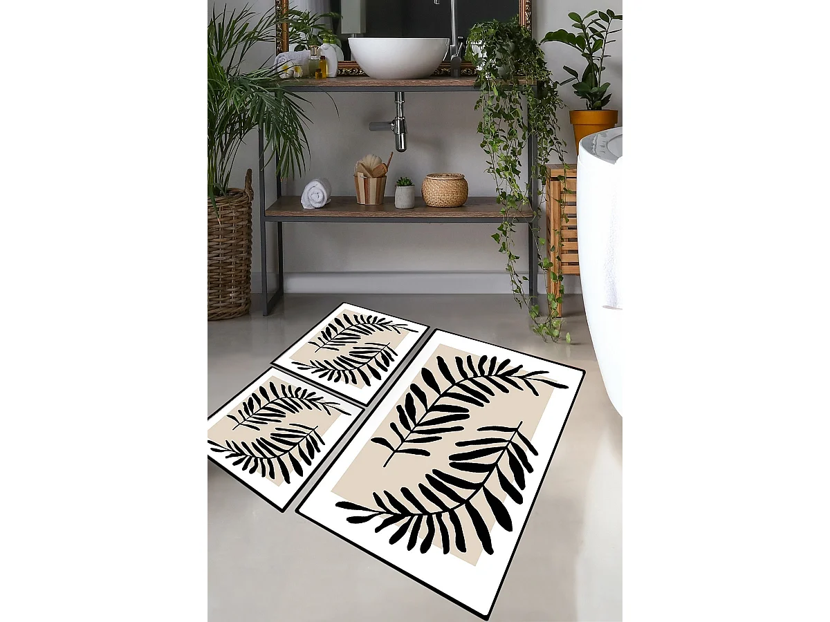 Alfombra de baño Set (3 piezas) Casting multicolor