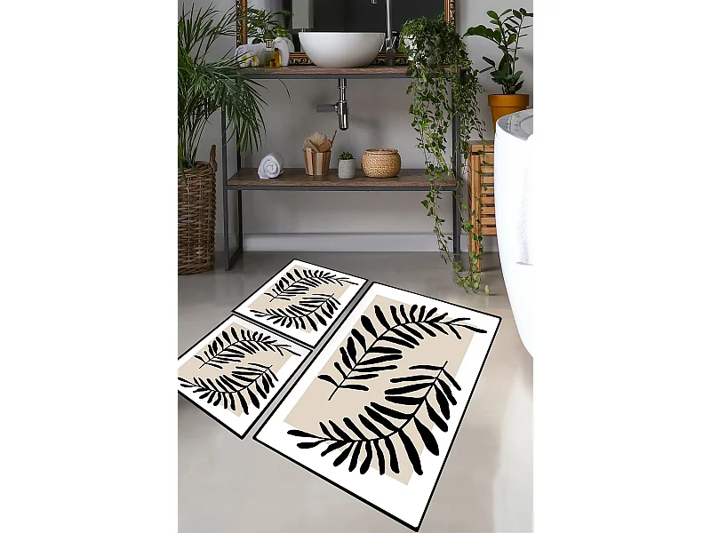 Alfombra de baño Set (3 piezas) Casting multicolor