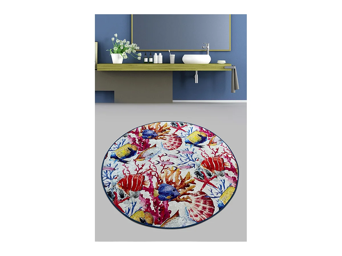 Alfombra de baño Under Djt (120 cm) multicolor