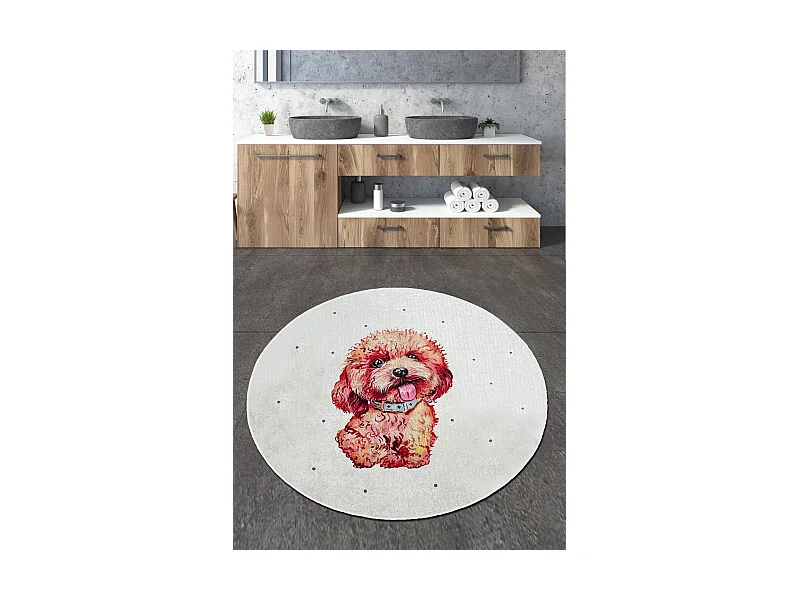Alfombra de baño Terrier Djt (200 cm) multicolor