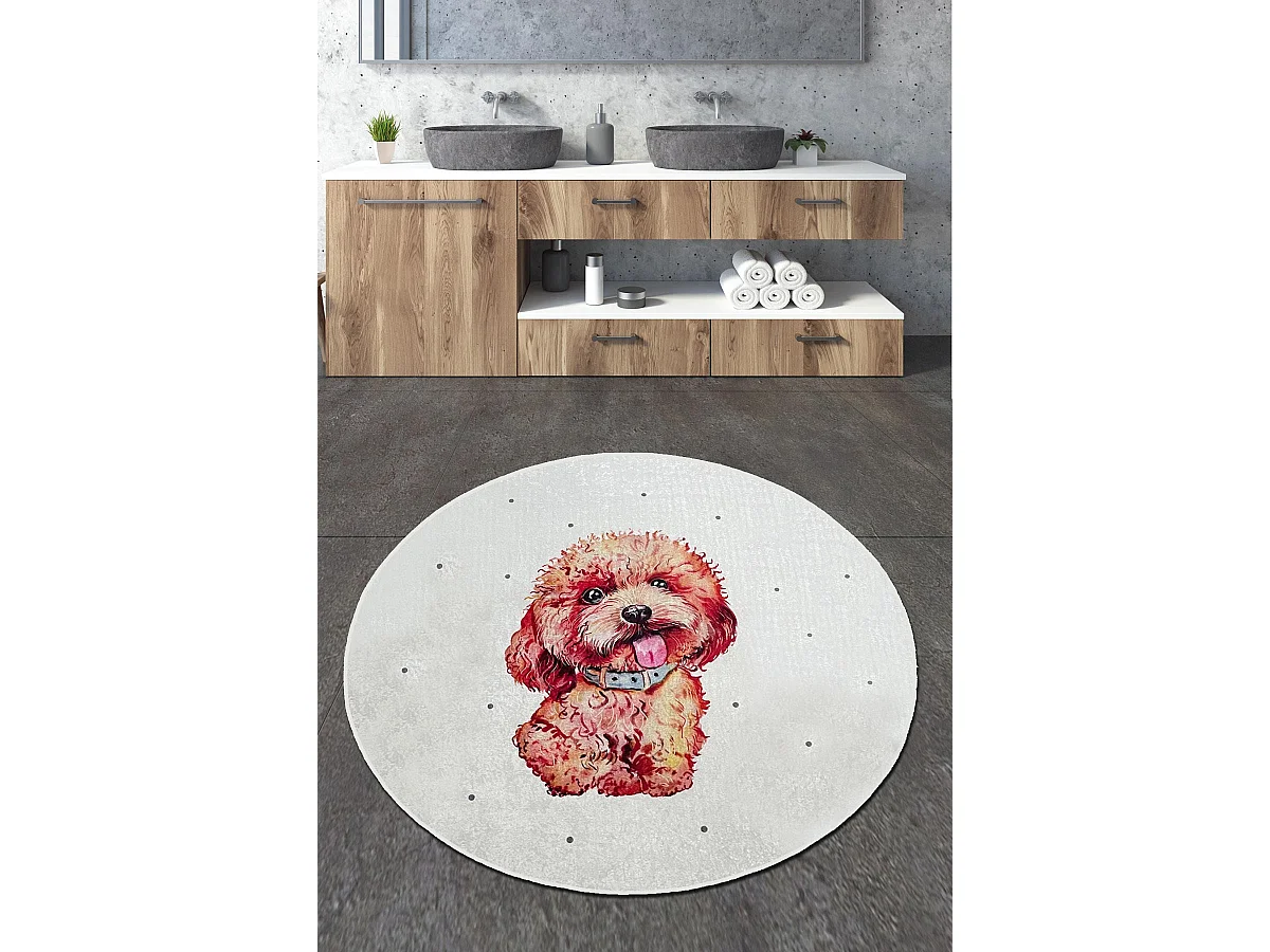 Alfombra de baño Terrier Djt (200 cm) multicolor