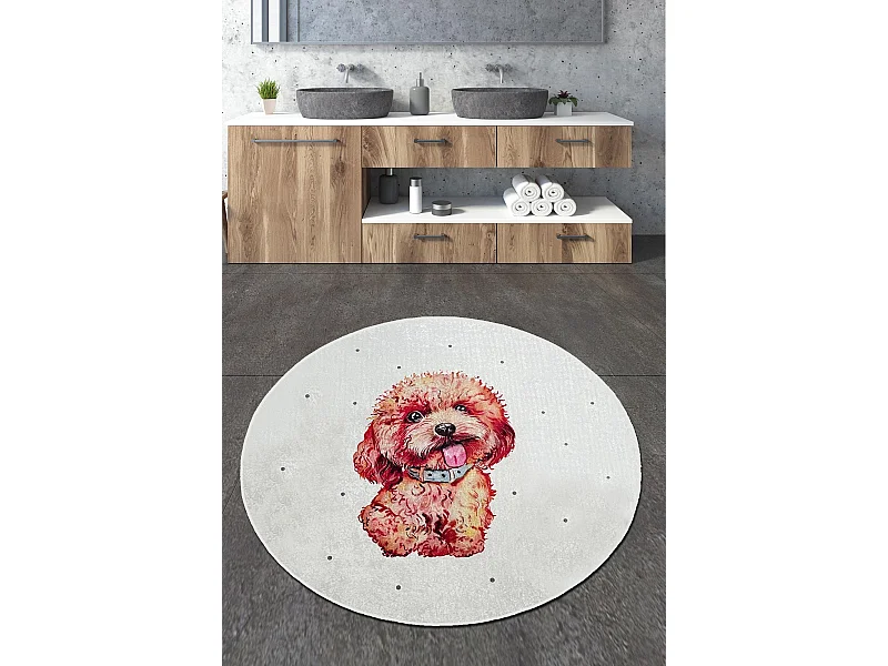 Alfombra de baño Terrier Djt (200 cm) multicolor