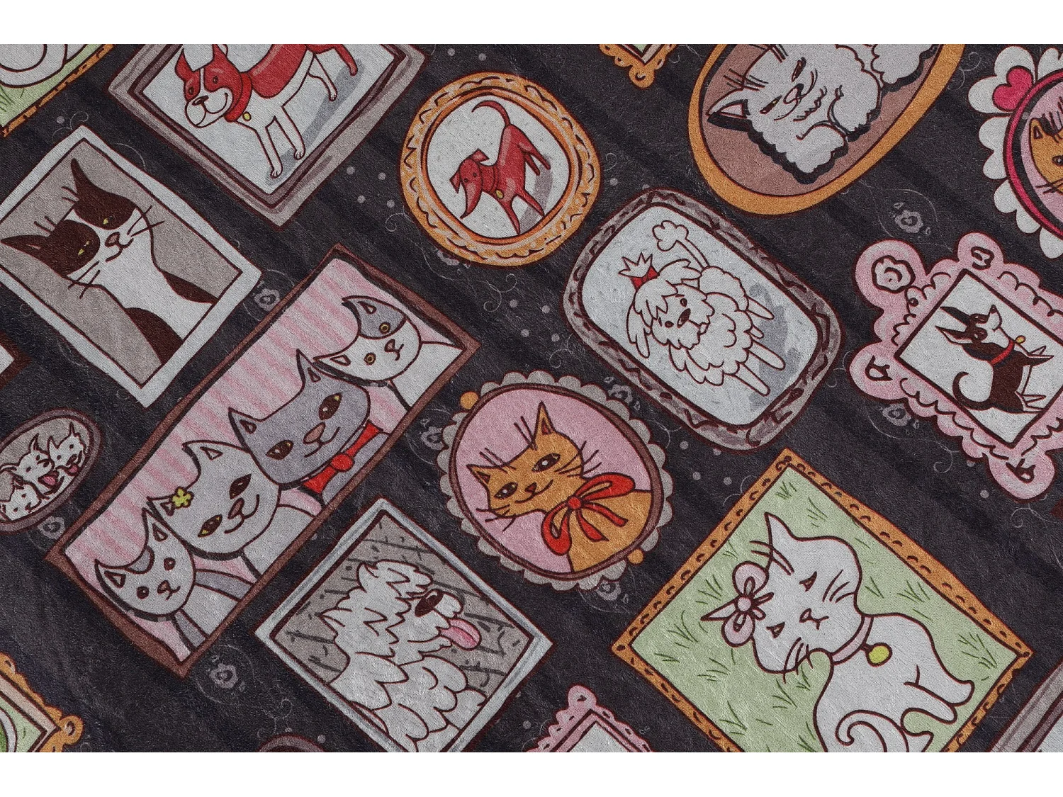 Alfombra de baño Callatte Circle Djt 80 multicolor