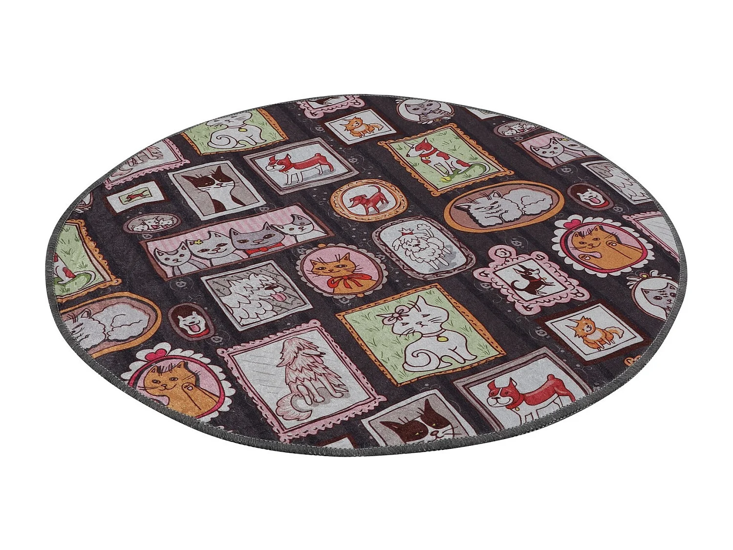 Alfombra de baño Callatte Circle Djt 80 multicolor