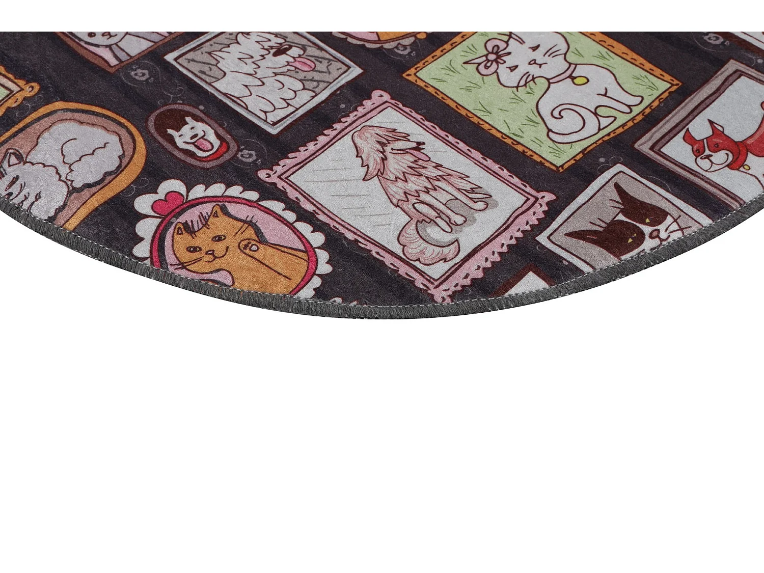 Alfombra de baño Callatte Circle Djt 80 multicolor