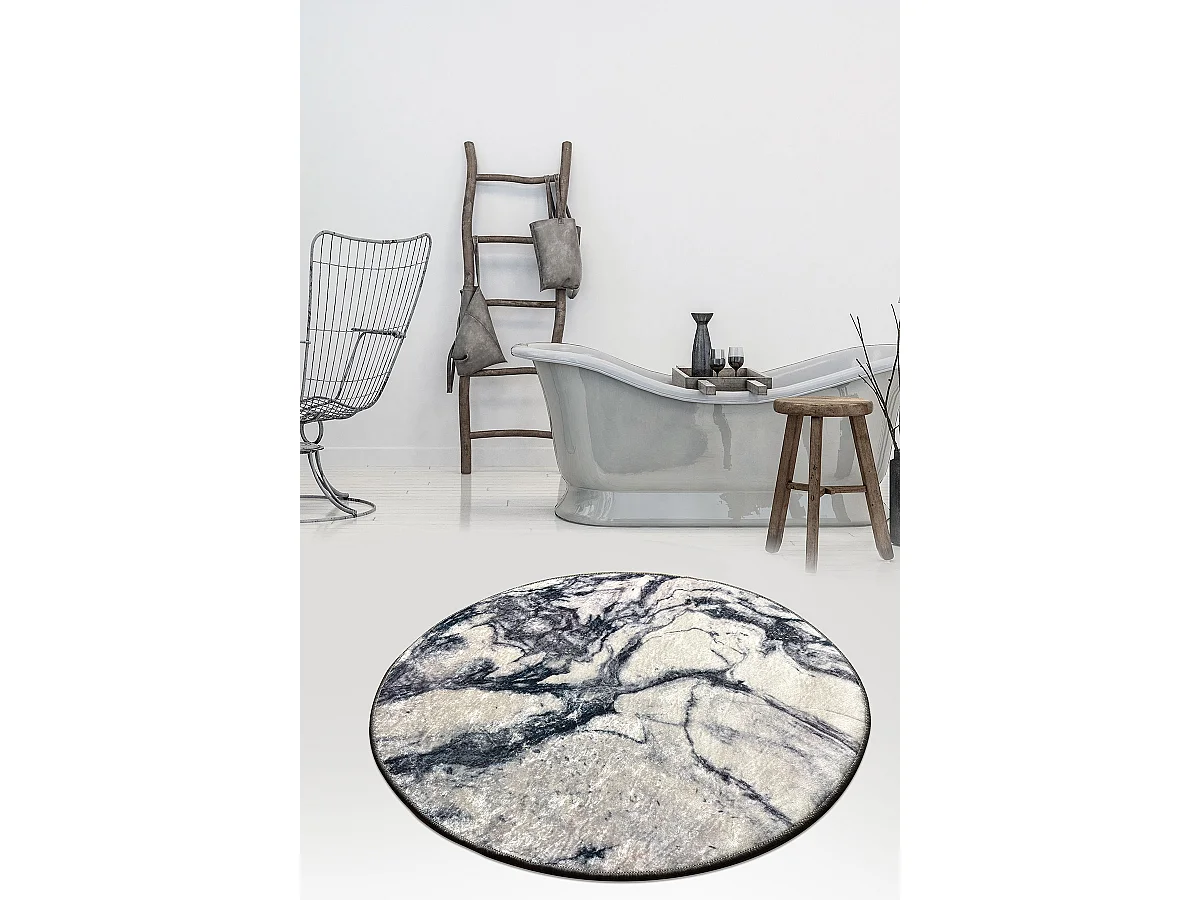 Alfombra de baño Mermer DJT (100 cm) multicolor