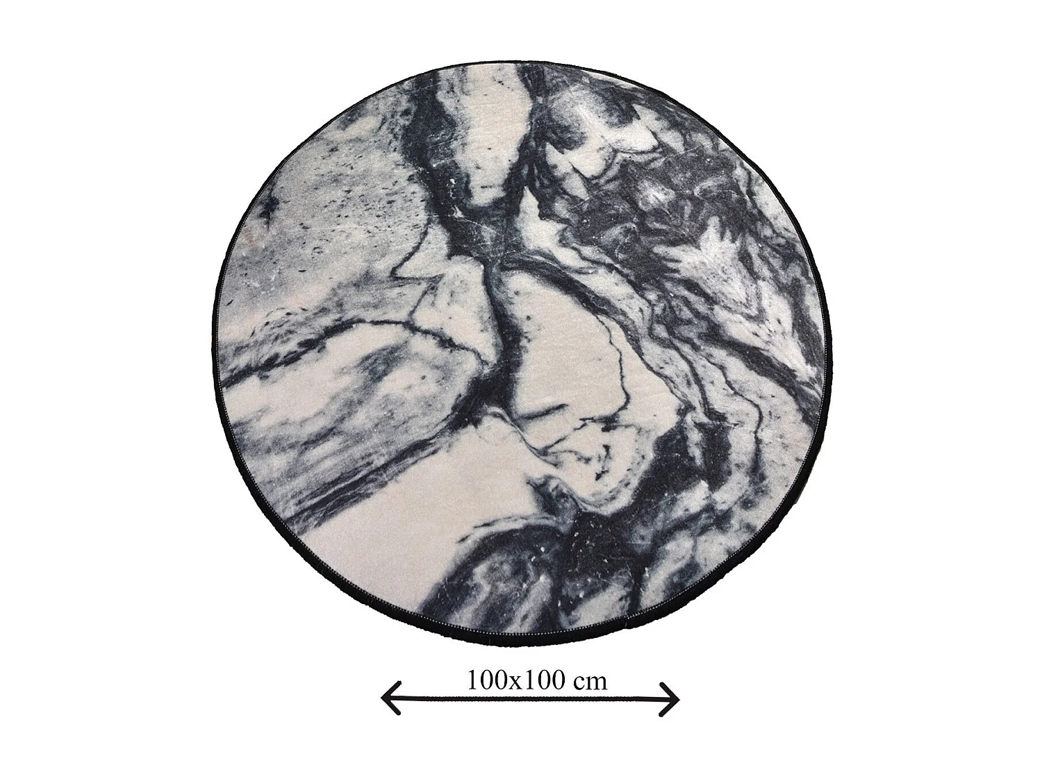 Alfombra de baño Mermer DJT (100 cm) multicolor