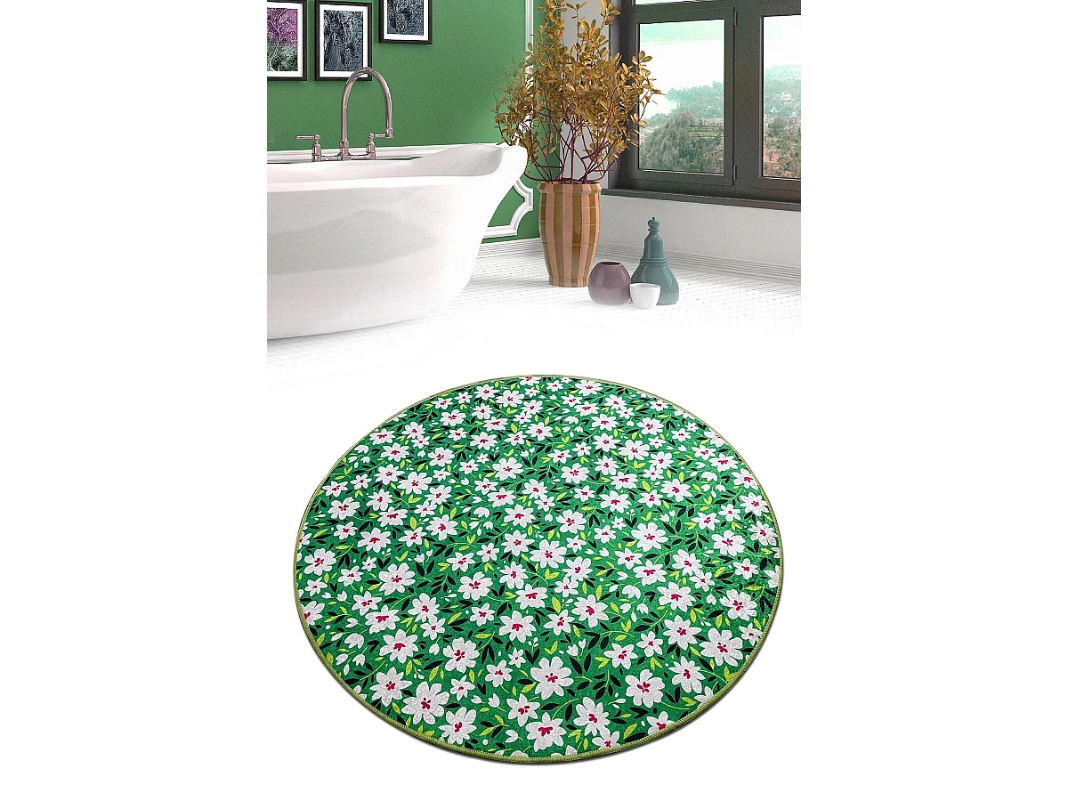 Alfombra de baño Cladant Djt (120 cm) multicolor