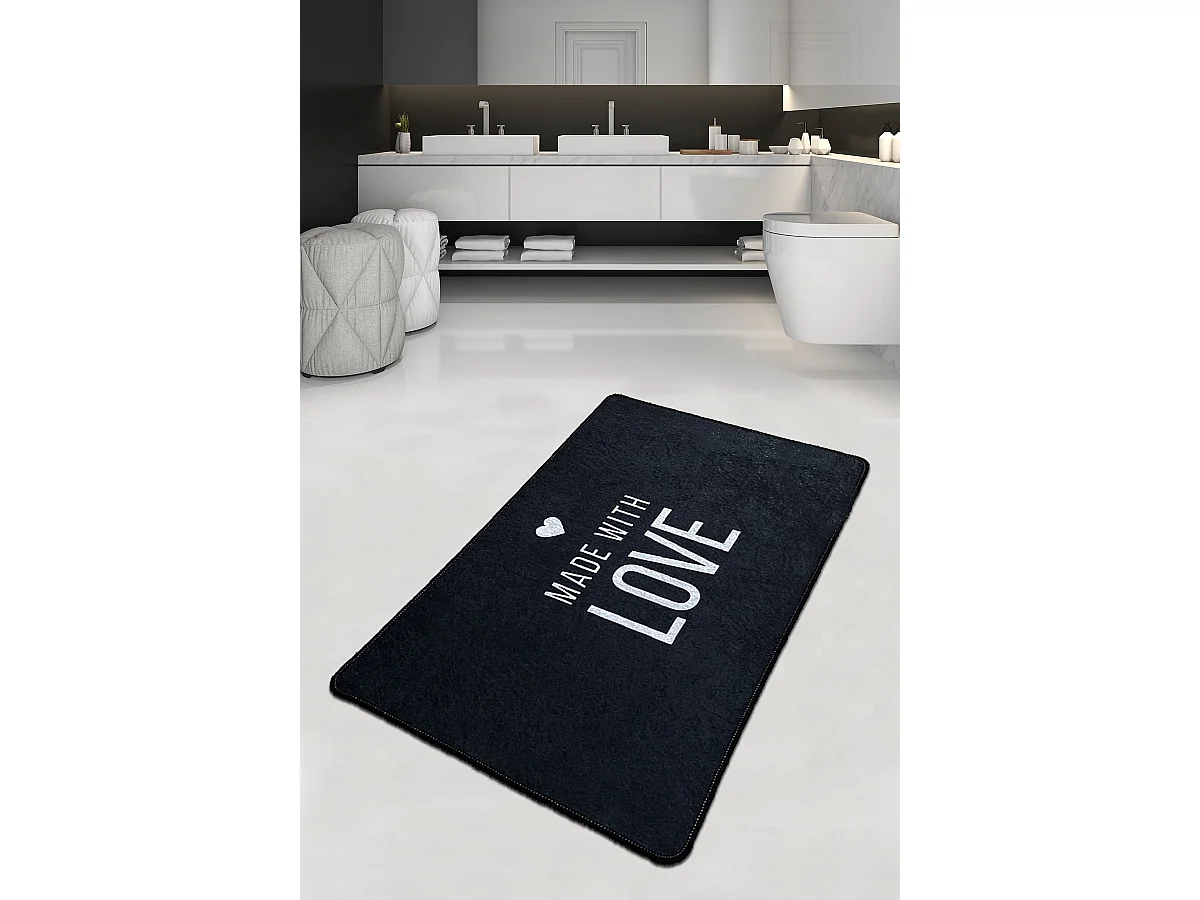 Alfombra de baño Con Amore Djt (70 x 120) multicolor