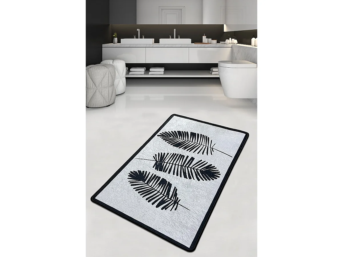 Alfombra de baño Hoja Djt (70 x 120) multicolor