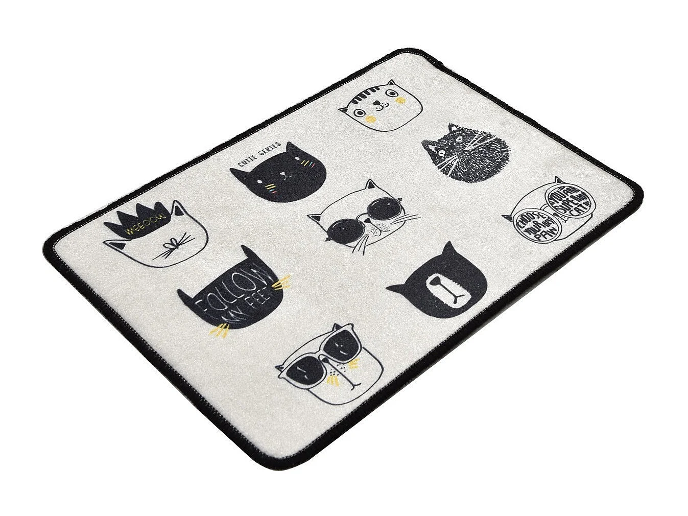 Alfombra de baño Cutie (40 x 60) multicolor