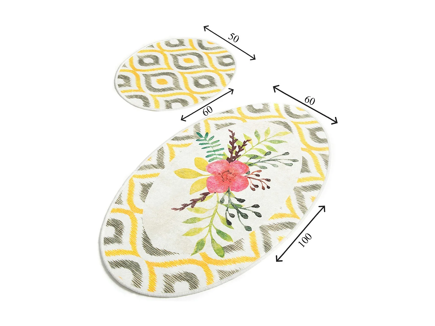 Alfombra de baño Set (2 piezas) Blondie DJT multicolor