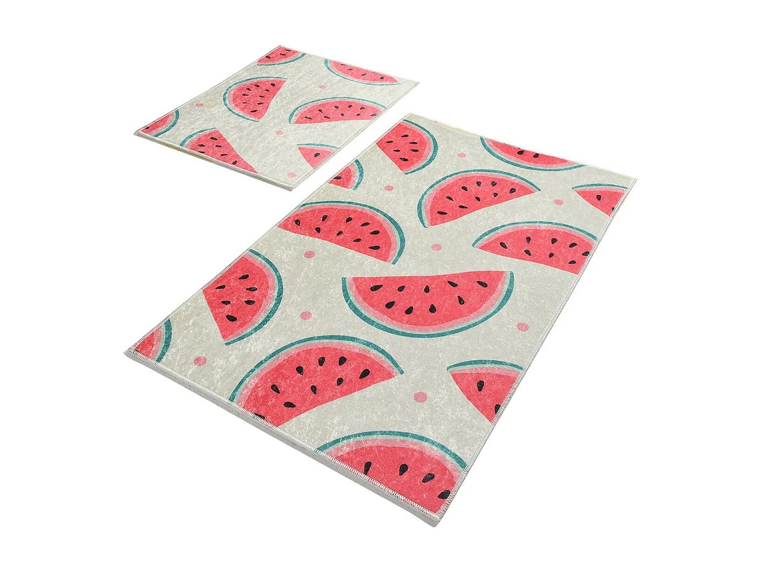 Alfombra de baño Set (2 piezas) Karpuz DJT multicolor